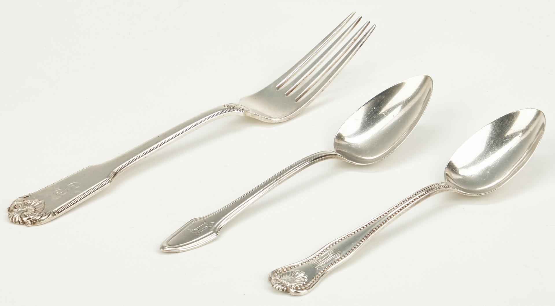 45 Asst. Sterling Silver Items, incl. Flatware - Image 3 of 28