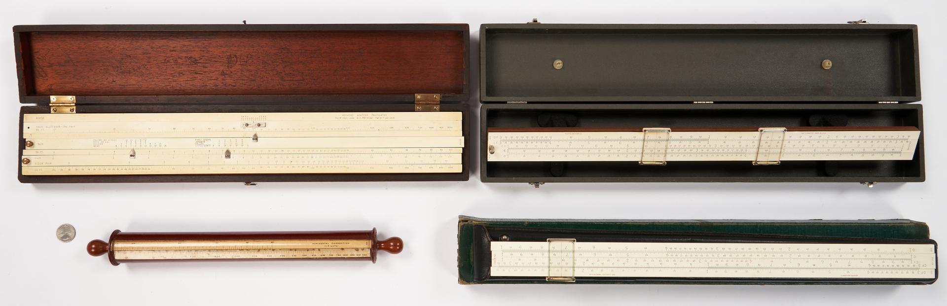 4 Keuffel & Esser Slide Rules, incl. 4105 Webb's Stadia rule - Image 8 of 14