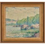 George Noyes O/B French River Scene