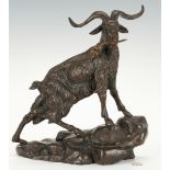 After Jules Moigniez Bronze Sculpture of Goat