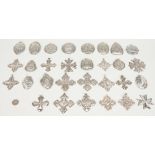 30 Sterling Christmas Ornaments, Reed and Barton, Towle