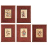 5 Woody Crumbo Native American Silkscreen Prints