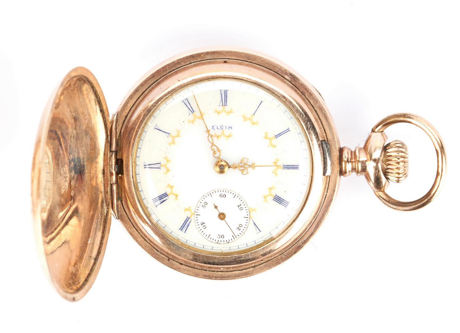 2 14K Hunting Case Pocket Watches - Image 3 of 12