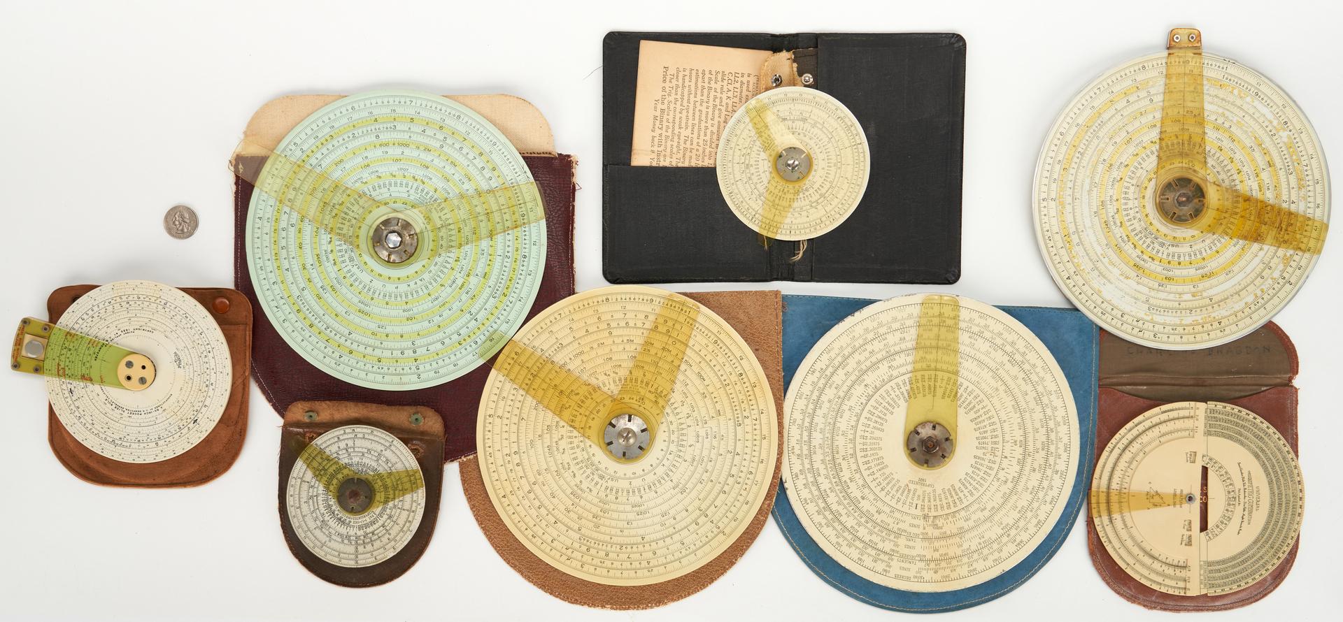 8 Circular Slide Rules, incl. Dietzgen 1798 - Image 3 of 7