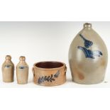 4 Northeastern Stoneware Pottery Items