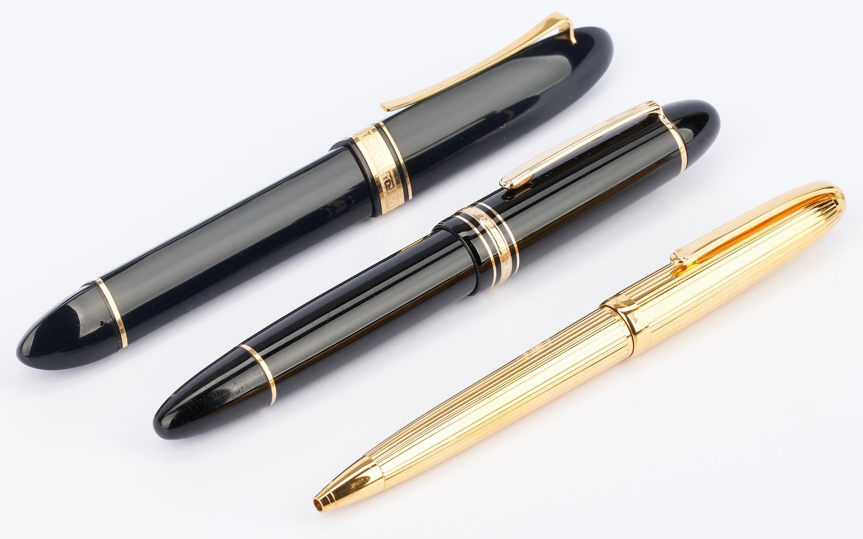 3 Pens, incl. Montblanc, Cartier, Omas