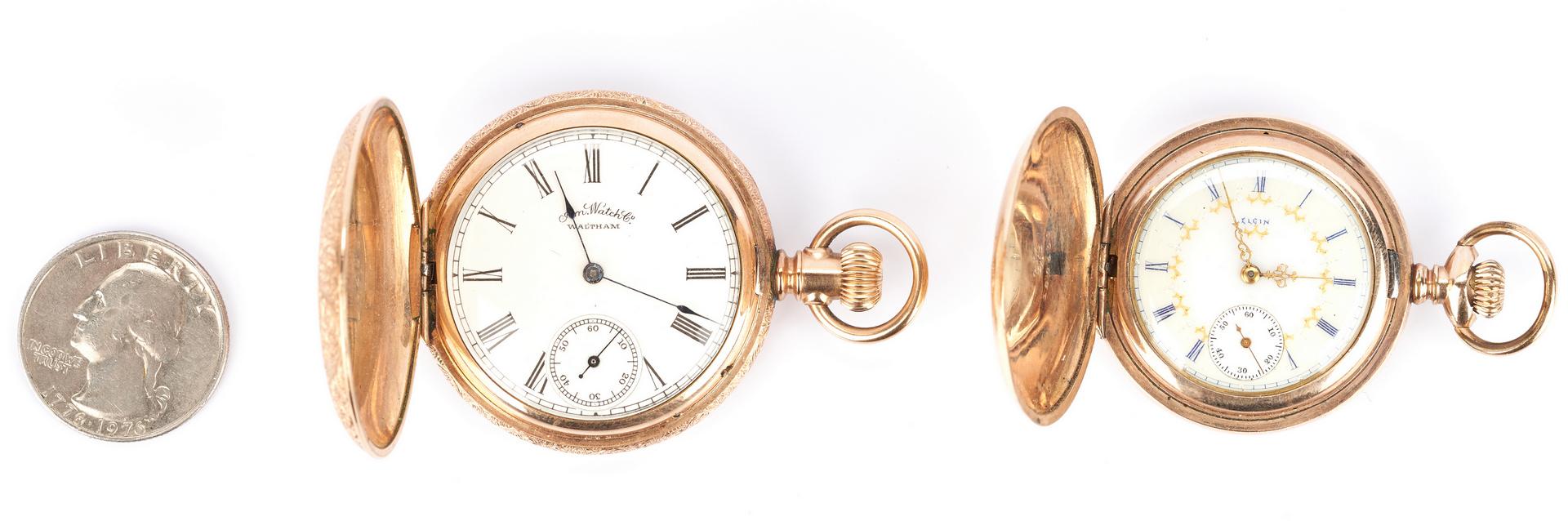2 14K Hunting Case Pocket Watches - Image 12 of 12