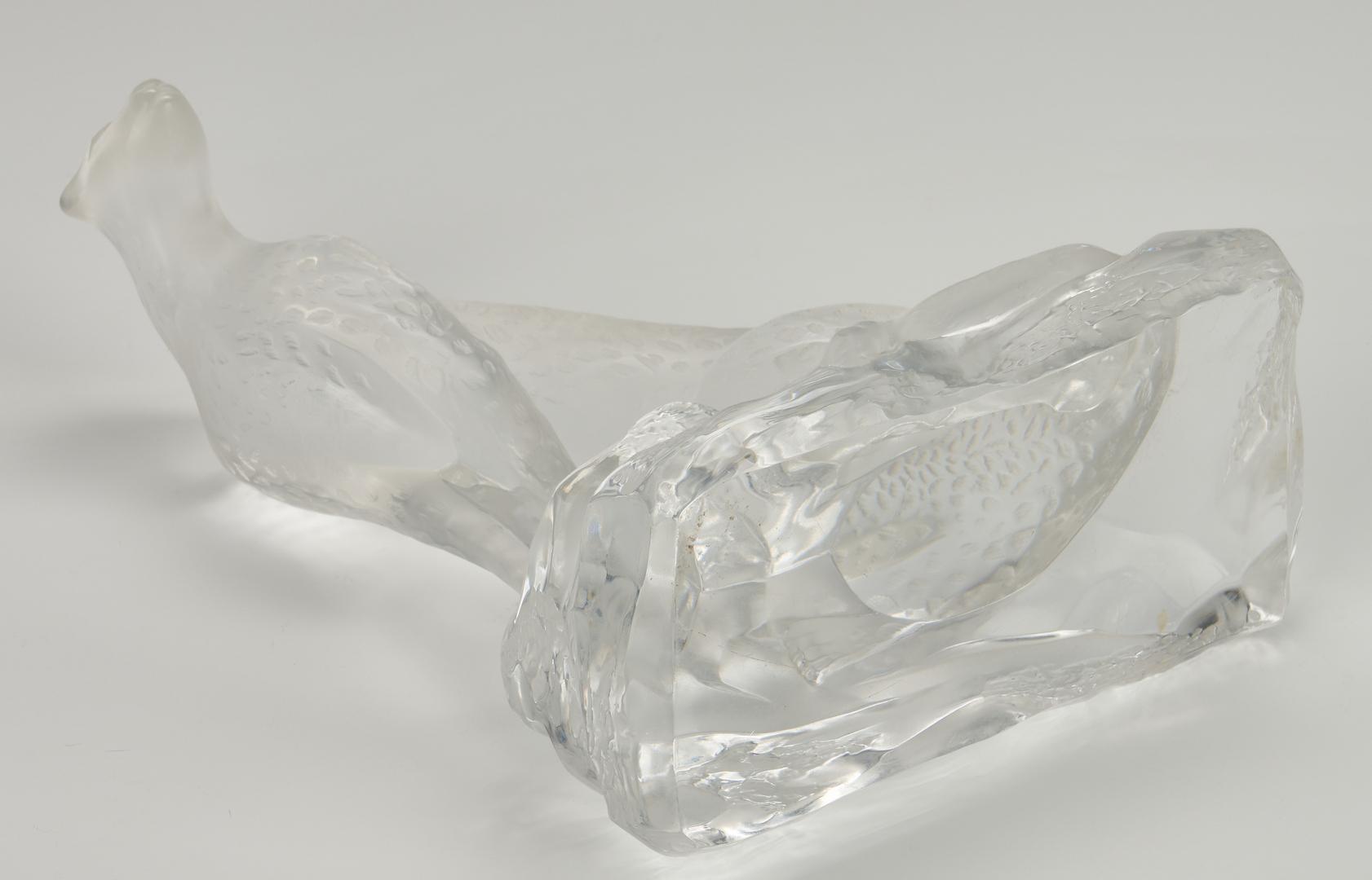 Lalique Tancrede Crystal Cheetah on Rocks - Image 7 of 10