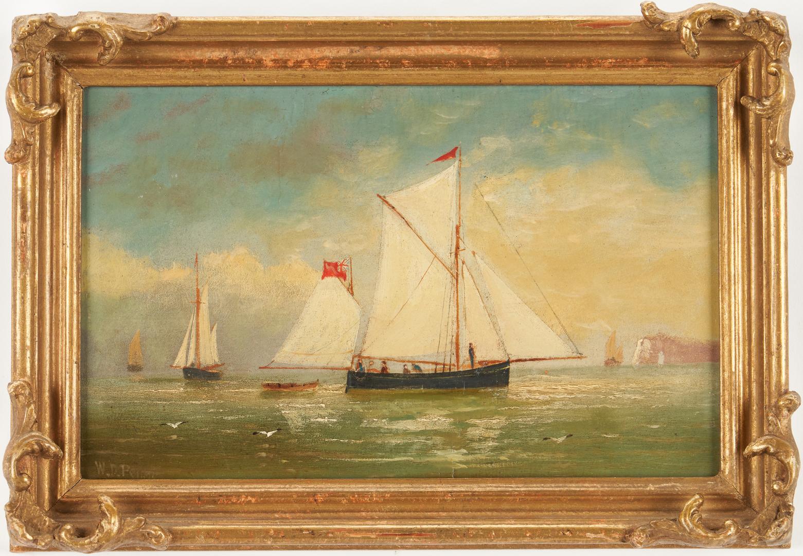 Pair William D. Penny Maritime Oil Paintings - Image 2 of 13
