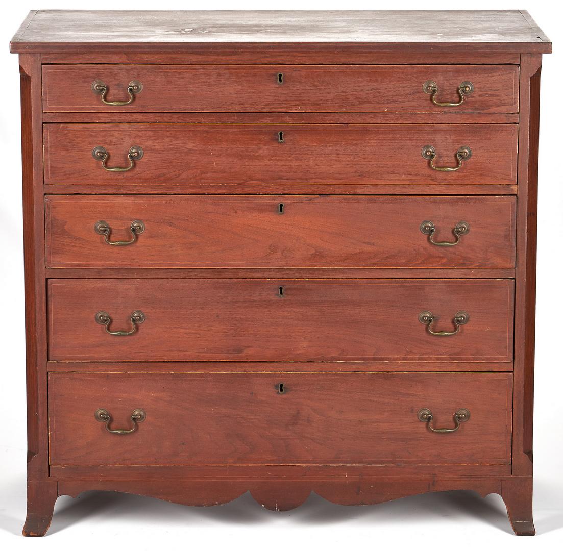 Federal Inlaid Hepplewhite Chest of Drawers - Image 4 of 28