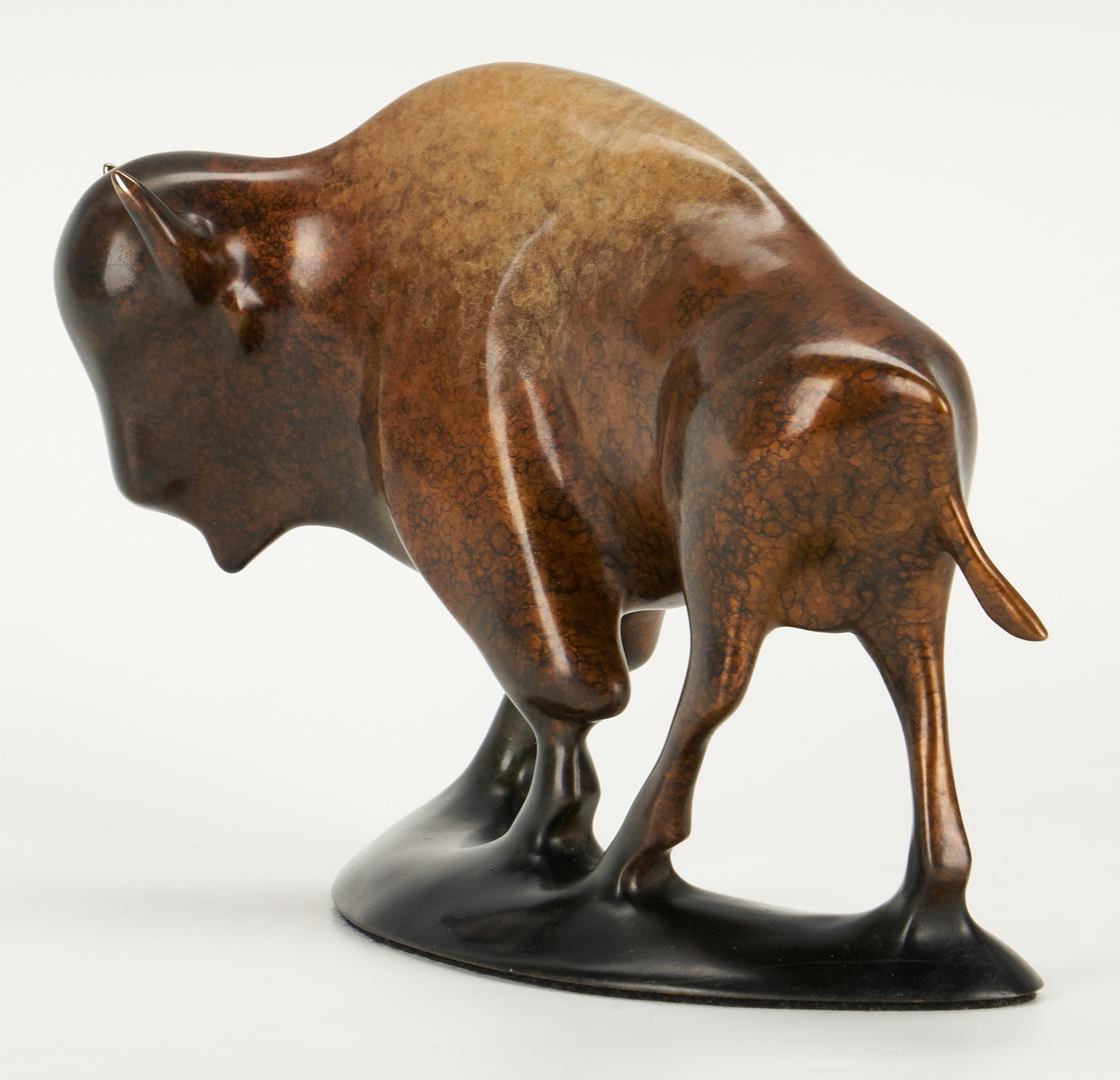 2 Robert Deurloo Bronze Sculptures, Bison and Snail - Image 4 of 16