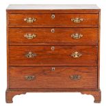 Early Middle TN Walnut Chest of Drawers