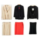 6 NWT Escada Designer Blazers & Skirts