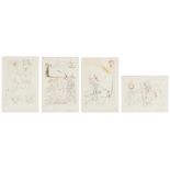 4 Salvador Dali Engravings, Famous Loves Series