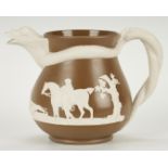 Pitcher with Hunt Scene and Figural Spout
