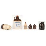 6 Southern Pottery Advertising Items, incl. Miniatures