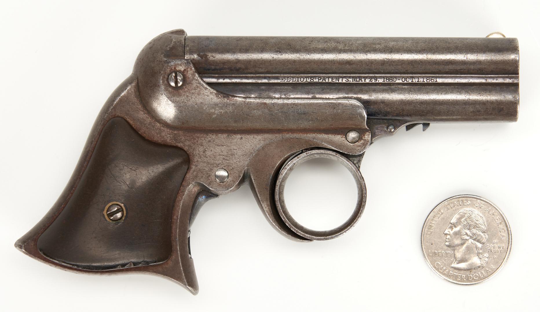 Remington Elliot Pepperbox Pistol, .32 rimfire cal - Image 12 of 12