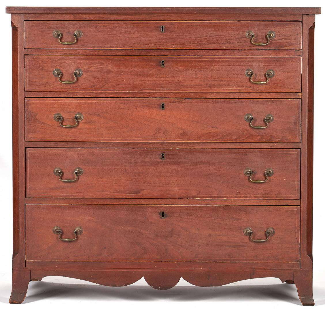 Federal Inlaid Hepplewhite Chest of Drawers - Image 28 of 28