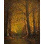 Harvey Joiner Oil Forest Landscape Painting