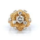 Ladies Diamond and Gold Ring