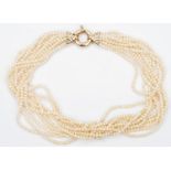 Mikimoto 10 Strand Pearl Necklace