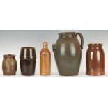 5 pcs. Middle TN Pottery incl. Nashville Pottery