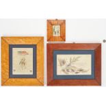 George Washington Embroidery, Penmanship Drawing, & Painting on Silk