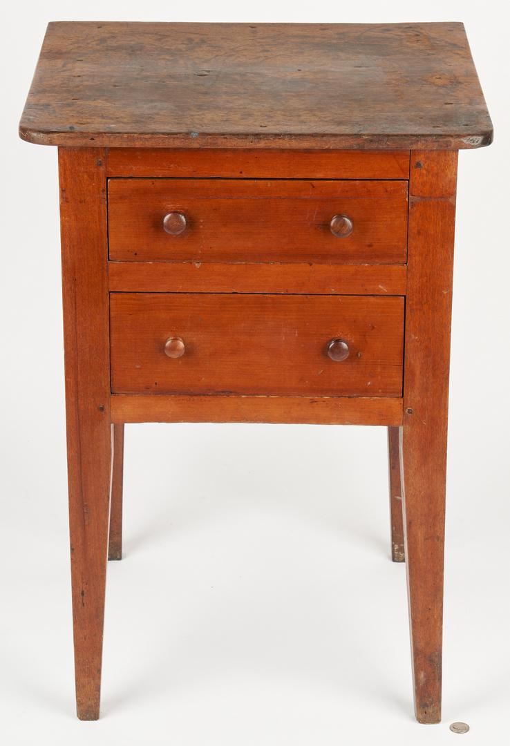 2 Middle TN Hepplewhite Work Tables - Image 14 of 23