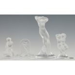 4 Lalique Nude Female Figures