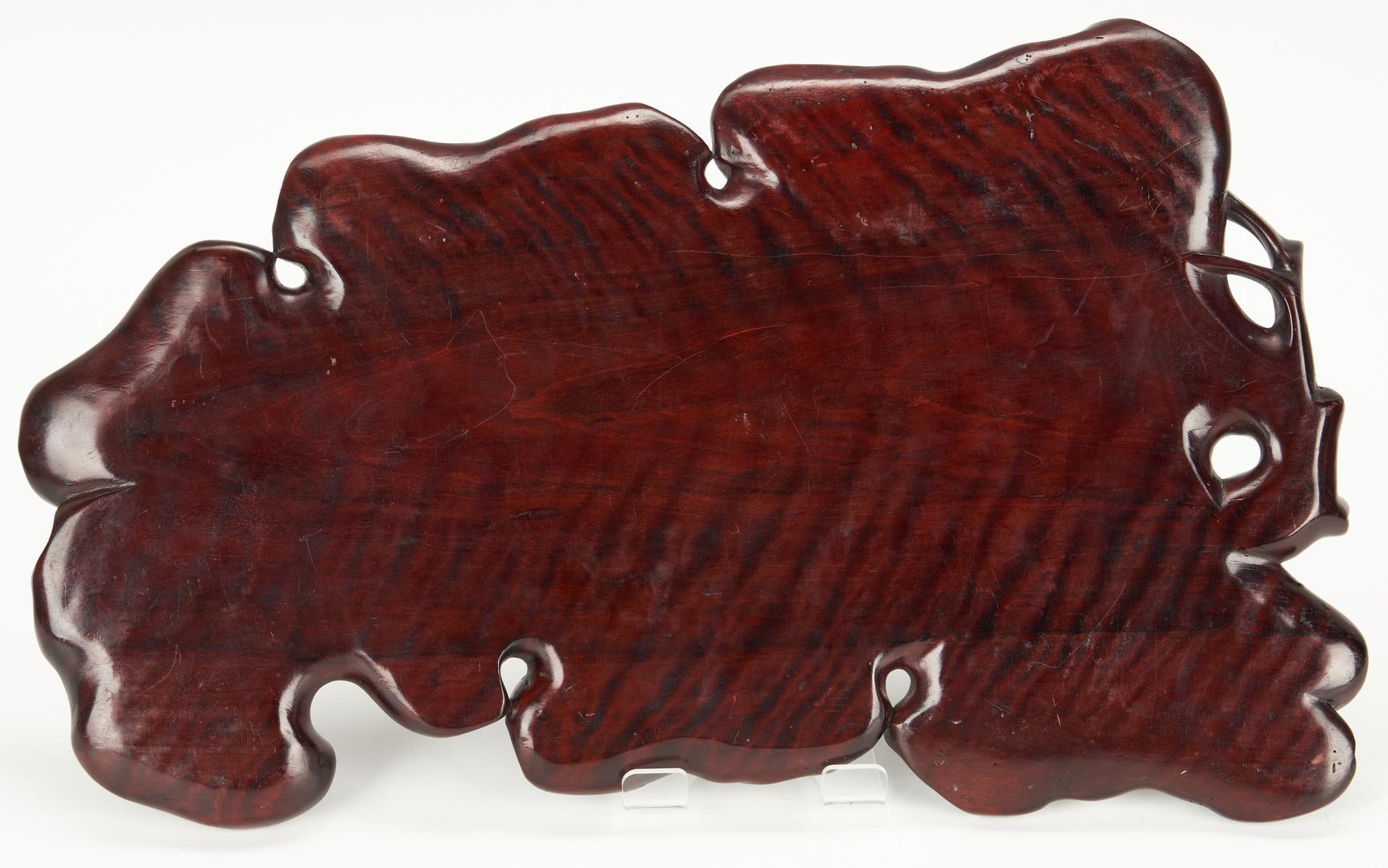 Meiji Hardwood Tray and Large Porcelain Charger - Image 17 of 17