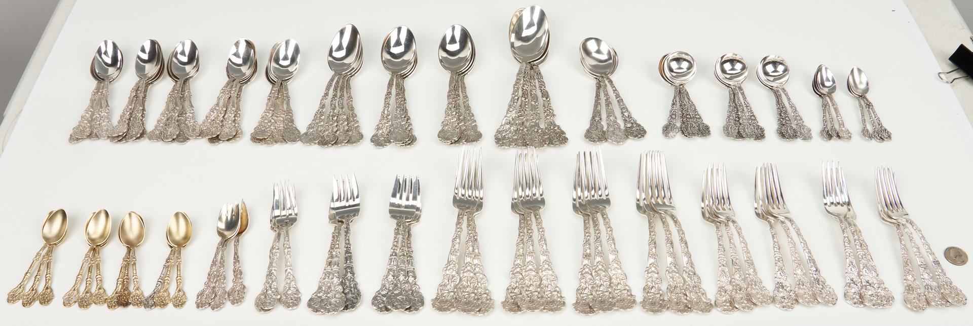 156 pcs. Gorham Versailles Sterling Flatware - Image 25 of 25