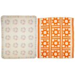 2 American Quilts, LeMoyne Star & Dresden Plate Patterns
