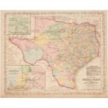 J.H. Young Texas Map, 1856