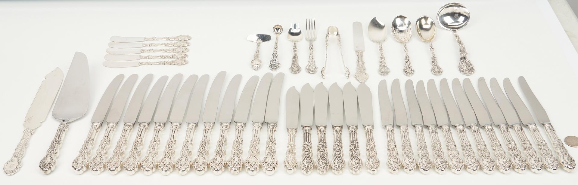 156 pcs. Gorham Versailles Sterling Flatware - Image 24 of 25