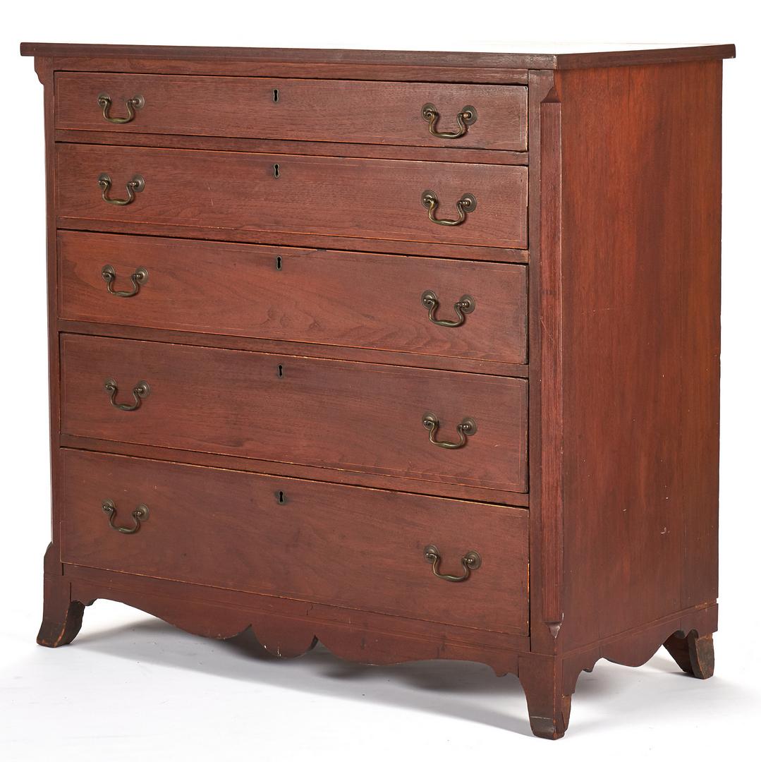 Federal Inlaid Hepplewhite Chest of Drawers - Image 3 of 28