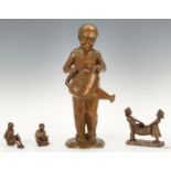 4 Gary Price Bronze Sculptures of Children