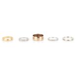 5 Gold and Platinum Wedding Rings