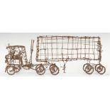 Vannoy Streeter Semi-Truck Wire Sculpture