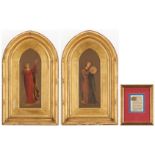 3 Religious Artworks, incl. French Illuminated Manuscript