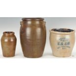 3 Stoneware Pottery Items, TN & PA