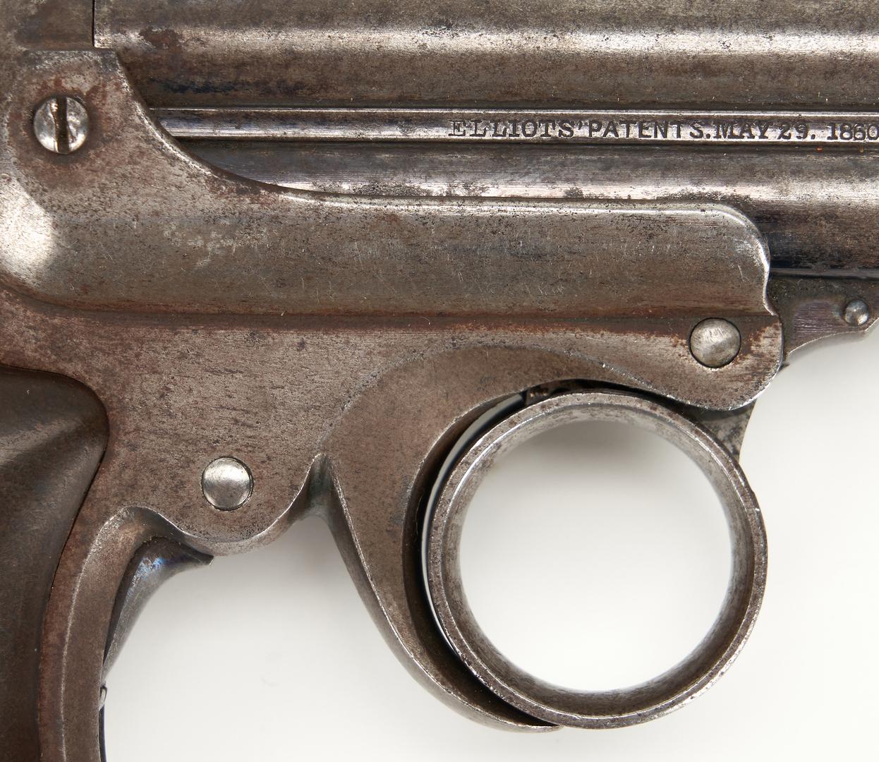 Remington Elliot Pepperbox Pistol, .32 rimfire cal - Image 5 of 12