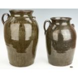 2 Georgia Pottery Jugs, Chester & Matthew Hewell