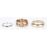 Three (3) 14K Wedding Bands