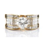 Ladies 18K 3.08 Carat Diamond Ring