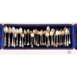 31 Souvenir Spoons inc CA, TN, AK & Enameled