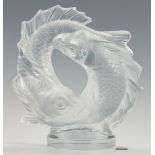 Lalique Deux Poissons Sculpture