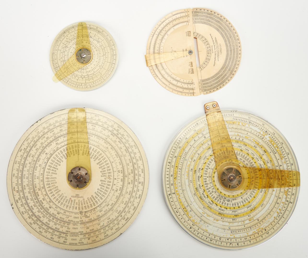 8 Circular Slide Rules, incl. Dietzgen 1798 - Image 6 of 7