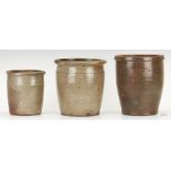 3 East TN Pottery Jars, Harmon & Weaver