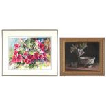 2 Southern Still Lifes by Elizabeth Brandon, Josie Van Gent Edell