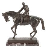 After Isidore Bonheur Bronze, Horse and Rider